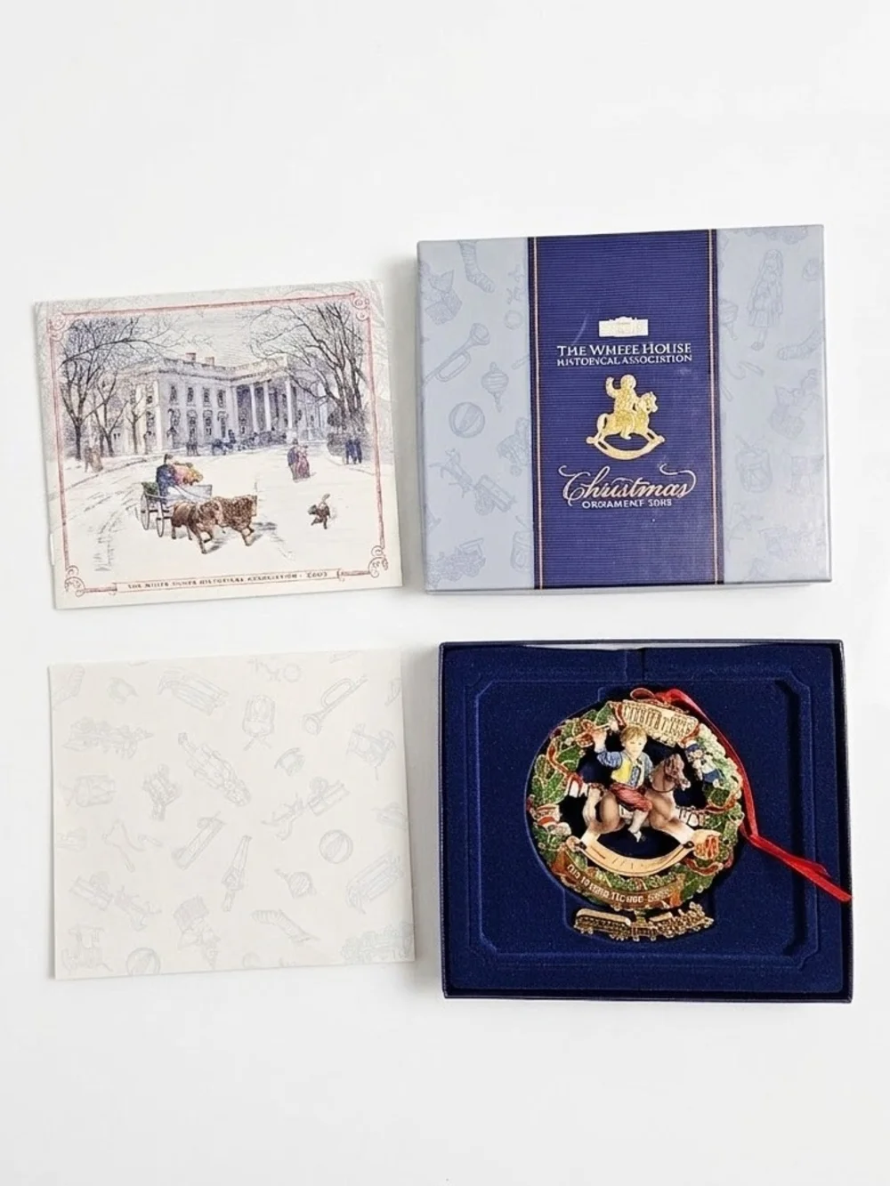 2003 Official White House Christmas Ornament Grant Edition